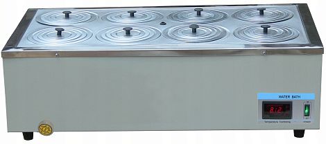 Водяная баня ВБЭ 2,3х1,3х1,5/1 -2,2 2,2 кВт до 80 С' 230х130х150 мм нержавеющая сталь